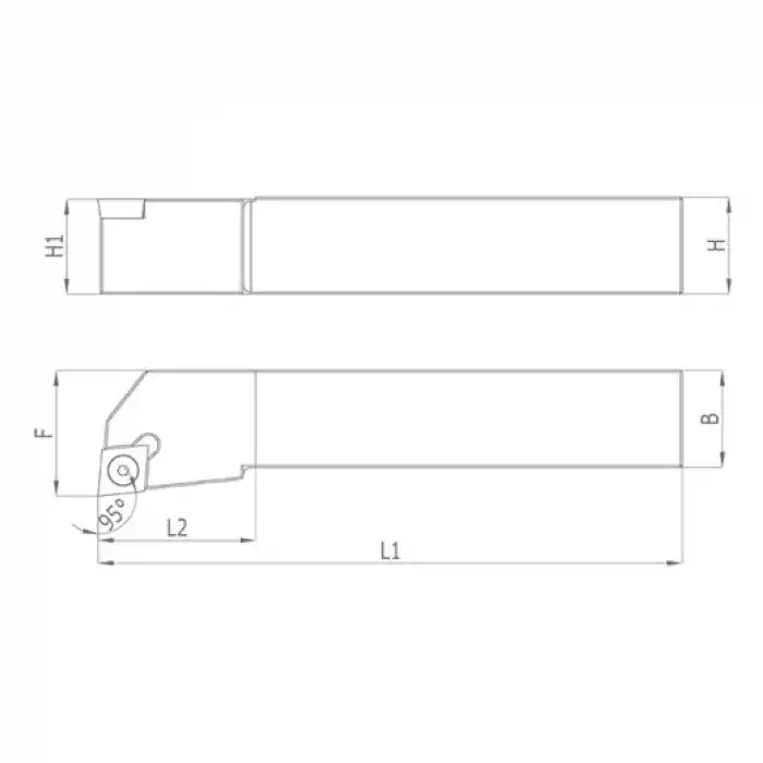 Heikenei SCLCL 12x12 H06 Dış Çap Tornalama Kateri