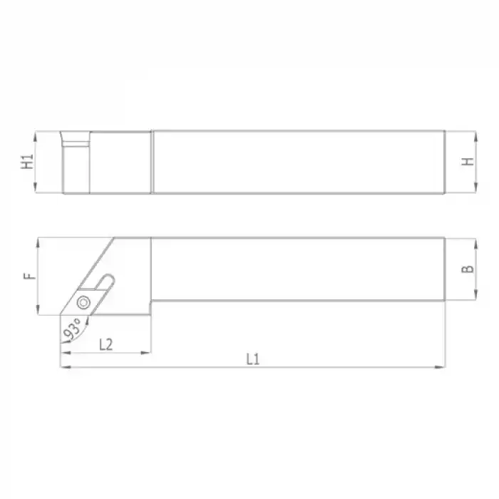 Heikenei SDJCL 12x12 H07 Dış Çap Tornalama Kateri