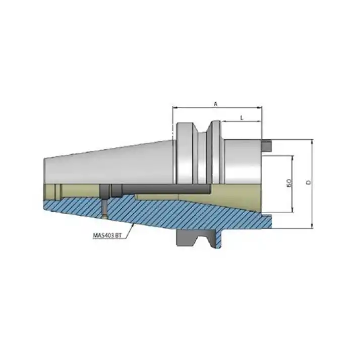 Heikenei SK50 SK40-70 Redüksiyon Kovanı DIN69871