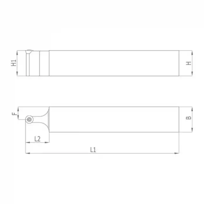 Heikenei SRDCN 25x25 M10 Dış Çap Tornalama Kateri