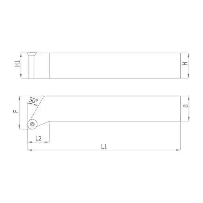 Heikenei SRGCL 25x25 M08 Dış Çap Tornalama Kateri