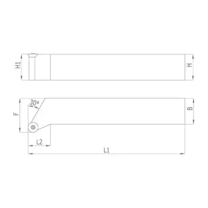 Heikenei SRGCL 25x25 M12 Dış Çap Tornalama Kateri