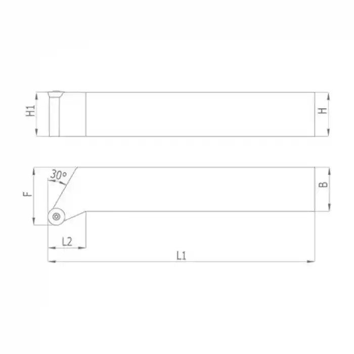 Heikenei SRGCR 32x32 P12 Dış Çap Tornalama Kateri