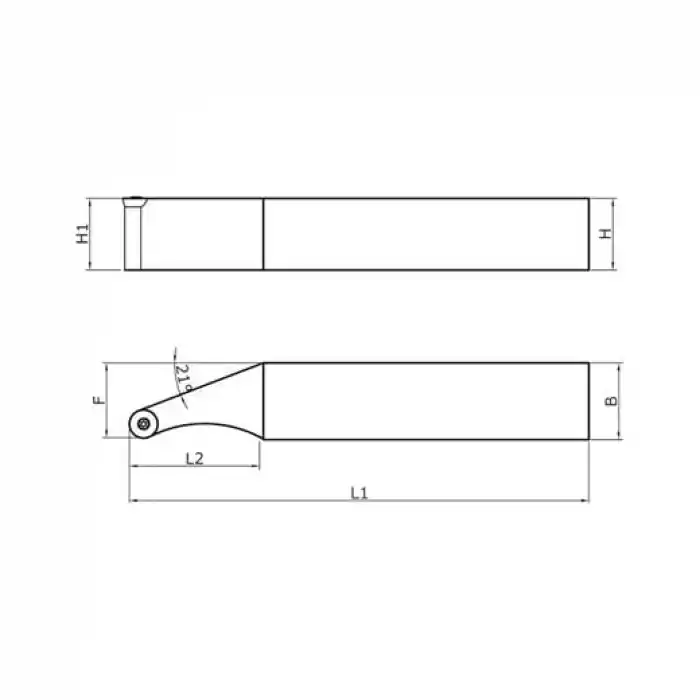 Heikenei SRHCL 20x20 K12 Dış Çap Tornalama Kateri