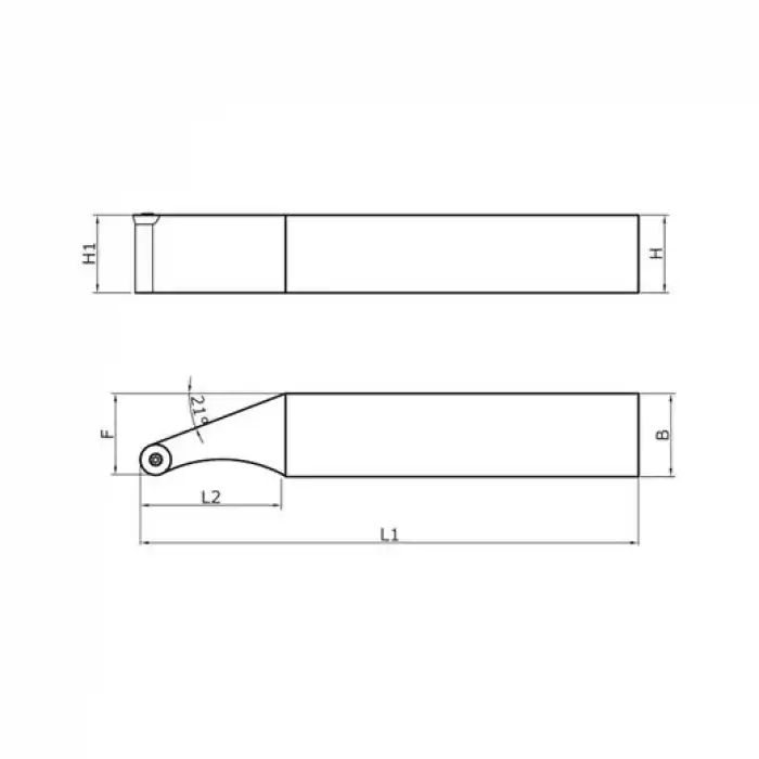 Heikenei SRHCL 25x25 M12 Dış Çap Tornalama Kateri