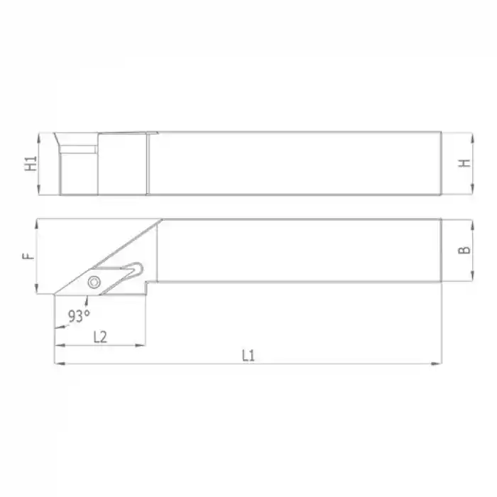 Heikenei SVJCL 25x25 M16 Dış Çap Tornalama Kateri
