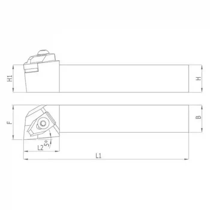 Heikenei TCLNL 20x20 K12 Dış Çap Tornalama Kateri