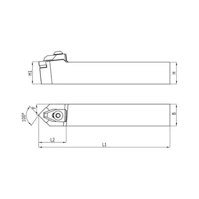 Heikenei TCMNN 25x25 M12 Dış Çap Tornalama Kateri