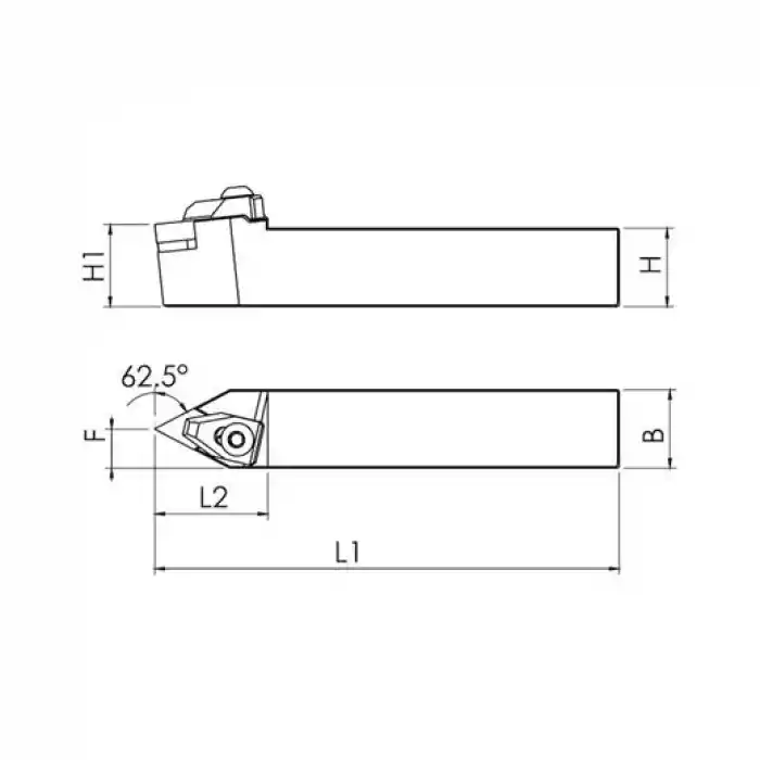 Heikenei TDNNN 25x25 M15 Dış Çap Tornalama Kateri