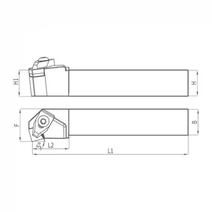 Heikenei TSLNL 25x25 M12 Dış Çap Tornalama Kateri