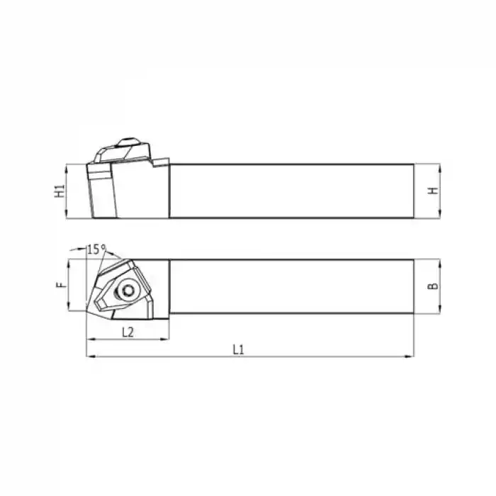 Heikenei TSRNR 40x40 R19 Dış Çap Tornalama Kateri
