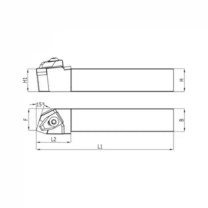 Heikenei TSSNL 32x32 P12 Dış Çap Tornalama Kateri
