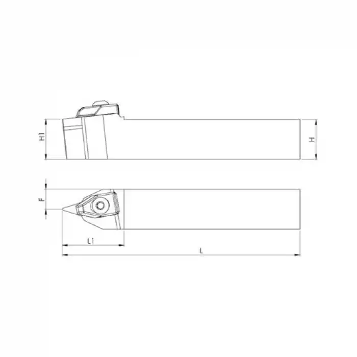 Heikenei TVNNN 25x25 M16 Dış Çap Tornalama Kateri
