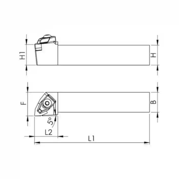 Heikenei TWLNL 25x25 M06 Dış Çap Tornalama Kateri