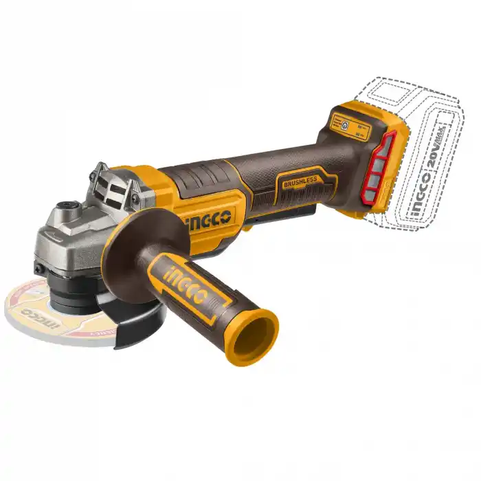 Ingco CAGLI2111561 Akülü Avuç Taşlama 115 mm