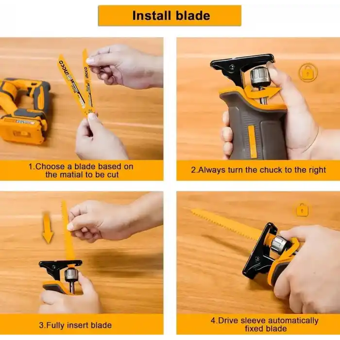 Ingco CRSLI2108 Akülü Tilki Kuyruğu Kılıç Testere