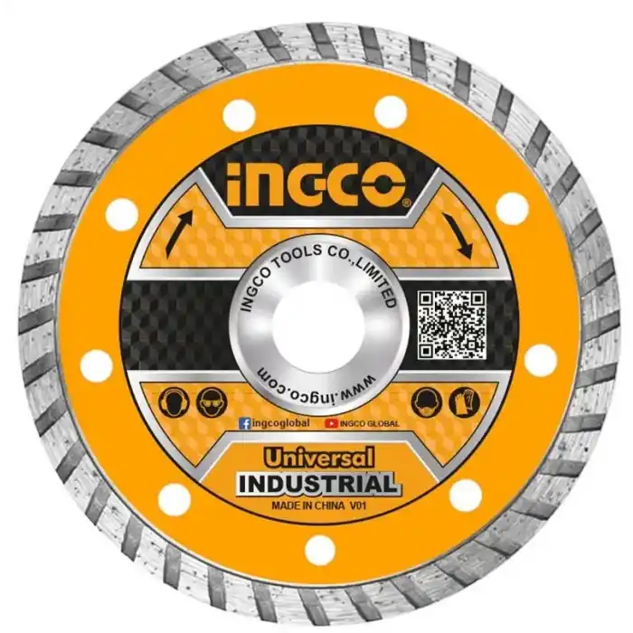 Ingco DMD031001 100mmx16mm Endüstriyel Turbo Elmas Disk