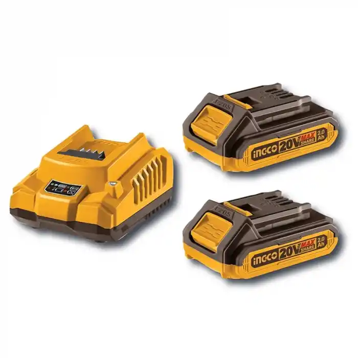 Ingco FBCPK1222E Akü ve Şarj Cihazı Seti 20V 2.0Ah