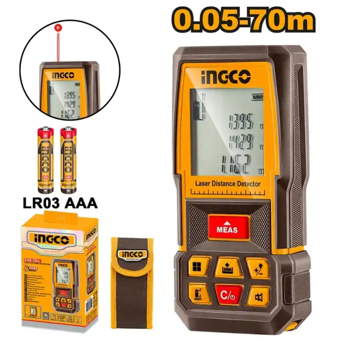 Ingco HLDD0708 Lazer Metre 70 mt