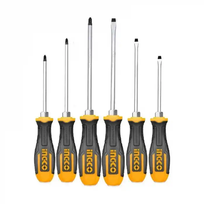 Ingco HSGT680608 Endüstriyel 6lı Darbeli Tornavida Seti