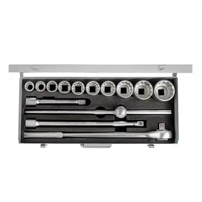 İzeltaş 1419006114 3/4 14 Parça SAE Oniki Köşe Lokma Anahtar Takımı