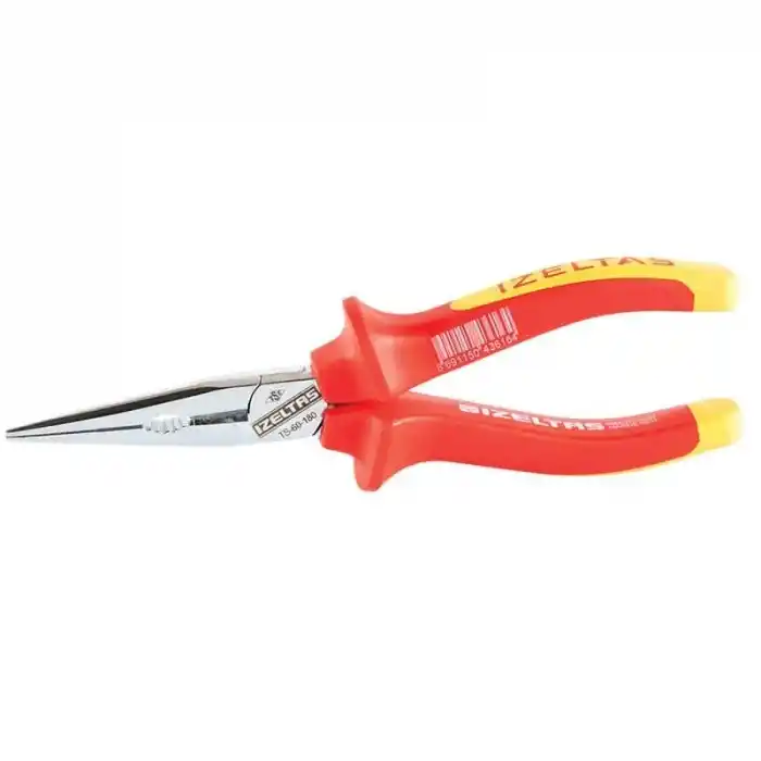 İzeltaş 3220136140 140mm 1000V İzoleli Elektrikçi Düz Kargaburun