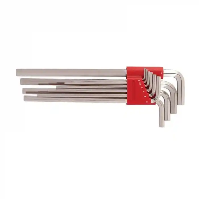 İzeltaş 4903003110 10 Parça Uzun Altı Köşe Alyan Anahtar Takımı