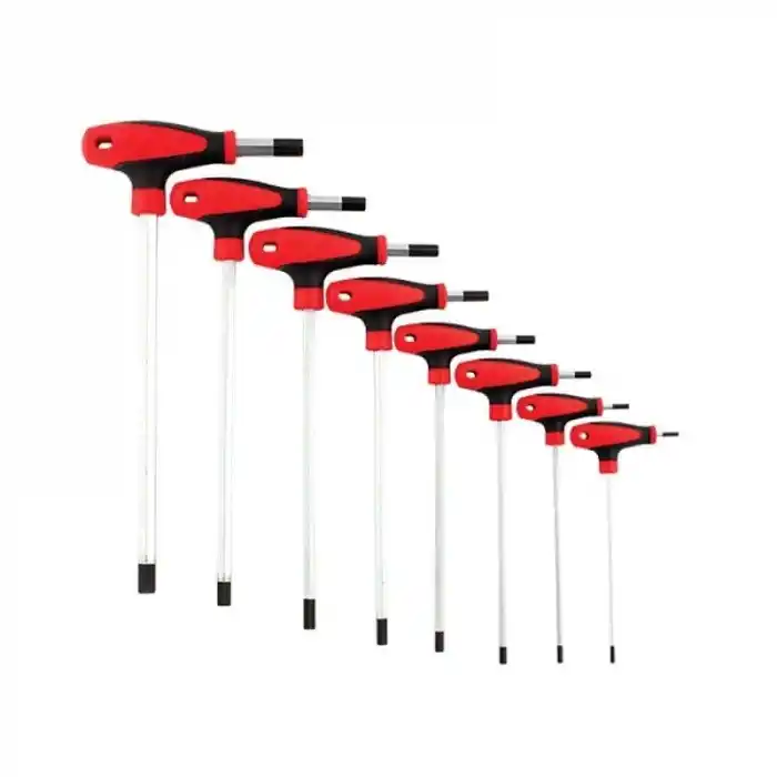 İzeltaş 4920008108 8 Parça T Tipi Alyan Anahtar Takımı