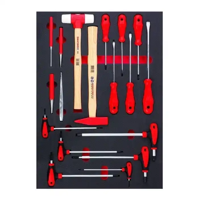 İzeltaş 8241006018 Pro Serisi Dolaplar İçin 6. Çekmece İçi Dolu 18 Parça