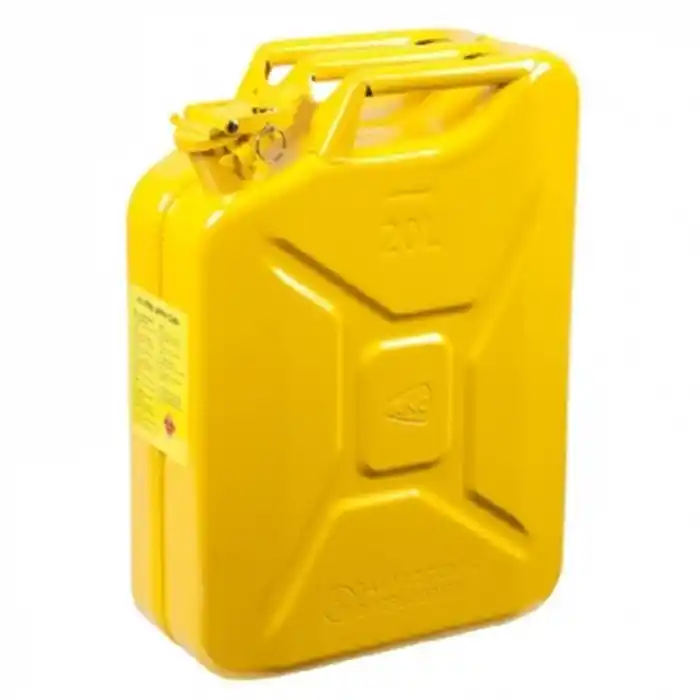 KNC 20 Lt. Sarı Metal Yakıt Bidonu
