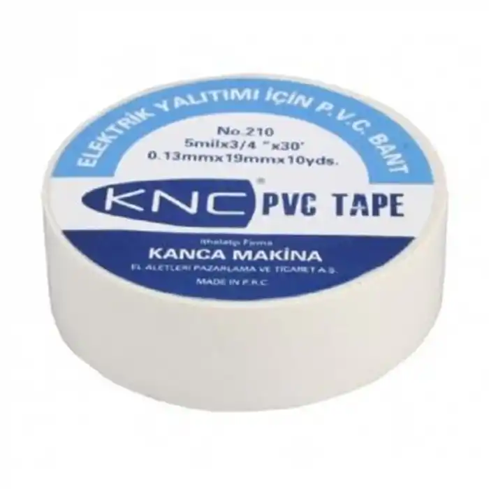 KNC Beyaz PVC Elektrikçi Bandı