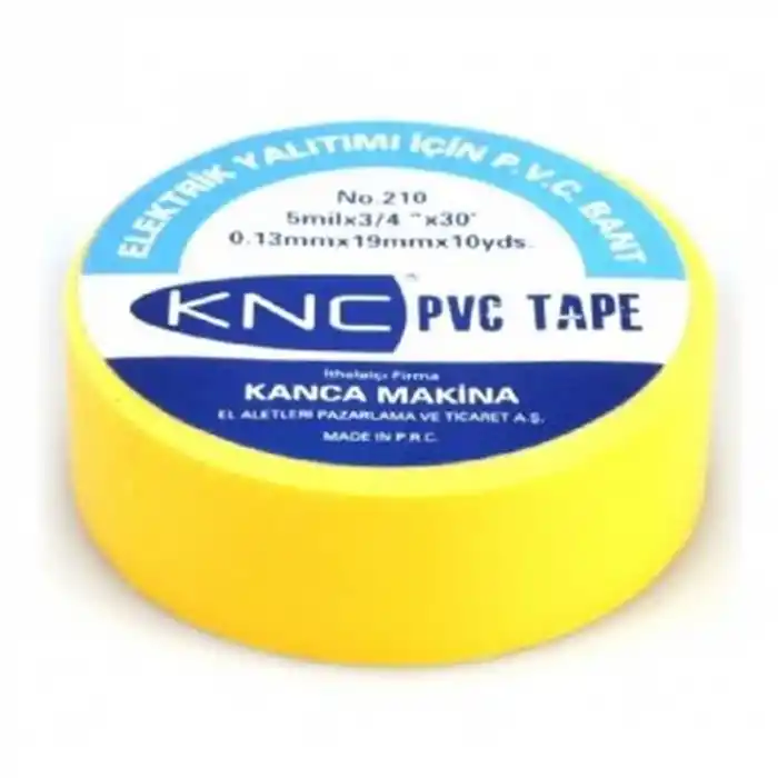 KNC Sarı PVC Elekrikçi Bandı