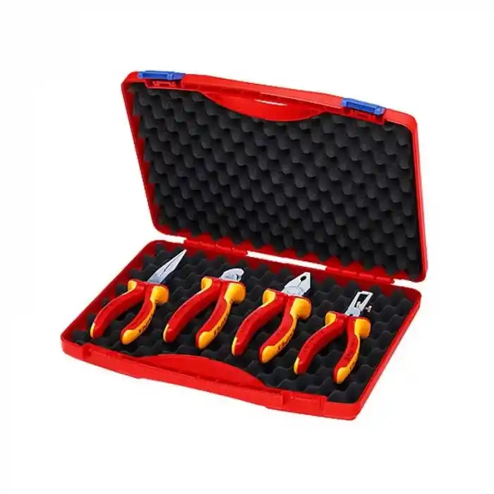 Knipex 00 20 15 - 4 Parçalı VDE Kompakt Kutu