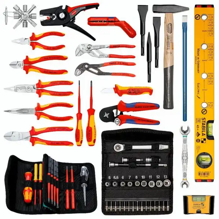 Knipex 00 21 41 Elektrikçi BIG Twin Dolu Takım Çantası 66 Parça 
