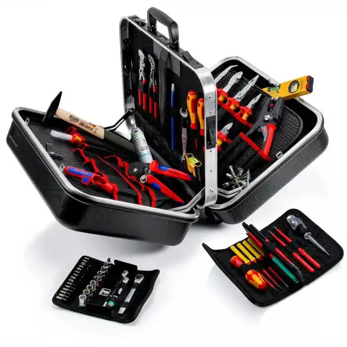 Knipex 00 21 42 Big Twin Dolu Elektrikçi Alet Çantası 63 Parça