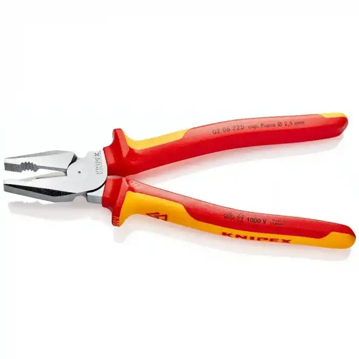 Knipex 02 06 225 VDE Ağır Tip Kombine Pense