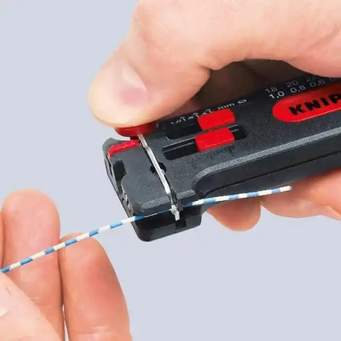 Knipex 12 80 100SB Mini Kablo Sıyırma Aleti