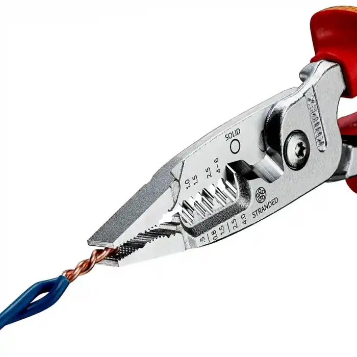 Knipex 13 76 200 ME Kablo Sıyırıcı Çok Fonksiyonlu Pense VDE