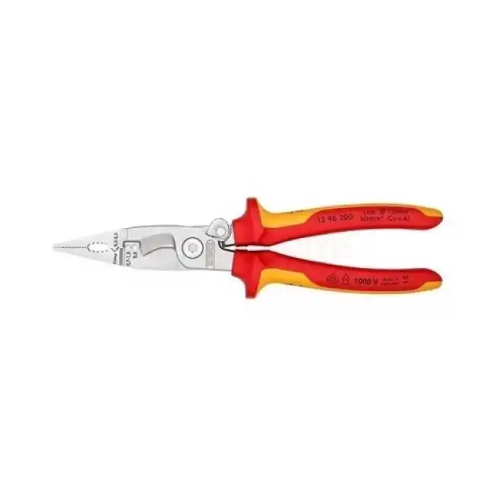 Knipex 13 96 200 Vde Elektrikçi Pensesi Yaylı
