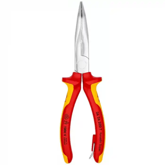 Knipex 26 26 200 T VDE Eğri Ağız Kargaburun 200 mm