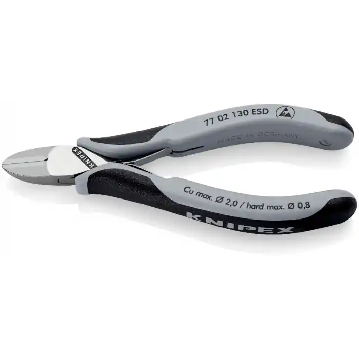 Knipex 77 02 130 ESD Elektronikçi Yan Keski 130 mm