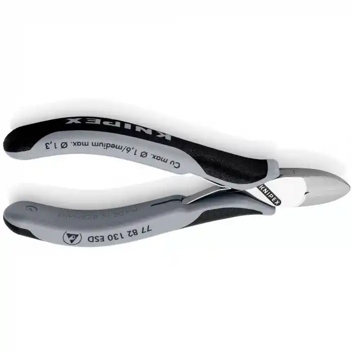 Knipex 77 82 130 ESD Hassas Elektronikçi Yan Keski 130 mm