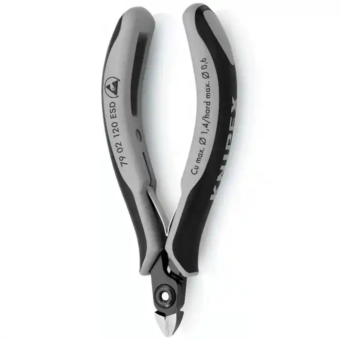 Knipex 79 02 120 ESD Hassas Elektronikçi Yan Keski 120 mm
