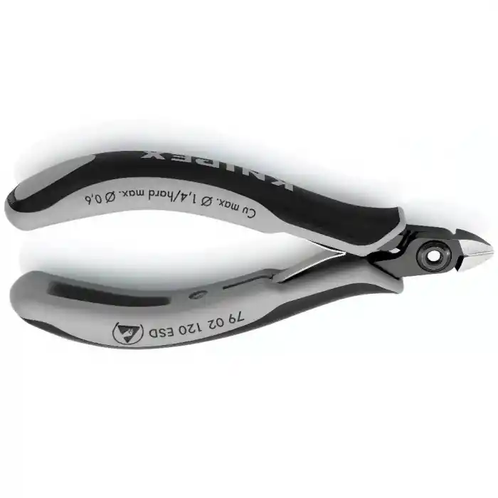 Knipex 79 02 120 ESD Hassas Elektronikçi Yan Keski 120 mm