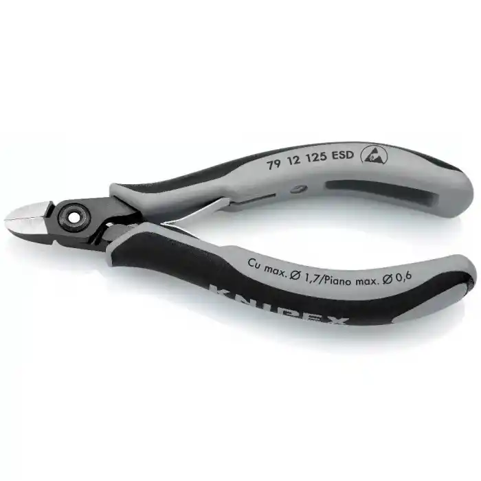 Knipex 79 12 125 ESD Hassas Elektronikçi Yan Keski 125 mm