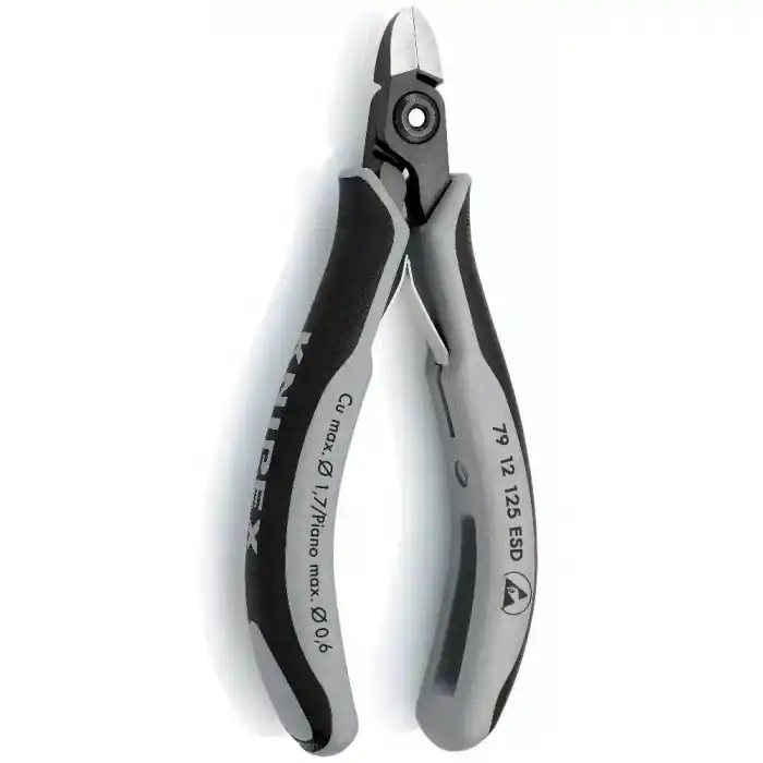 Knipex 79 12 125 ESD Hassas Elektronikçi Yan Keski 125 mm