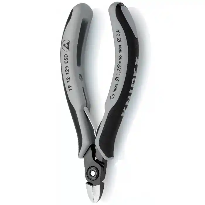 Knipex 79 12 125 ESD Hassas Elektronikçi Yan Keski 125 mm