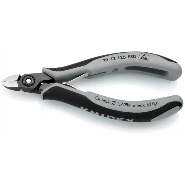 Knipex 79 12 125 ESD Hassas Elektronikçi Yan Keski 125 mm