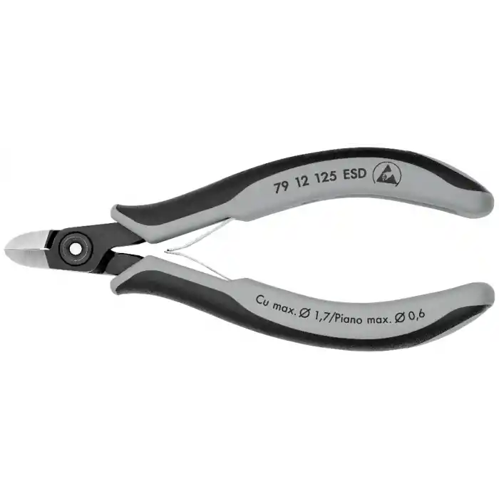 Knipex 79 12 125 ESD Hassas Elektronikçi Yan Keski 125 mm