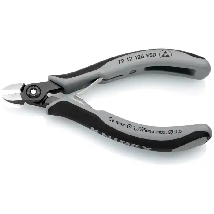 Knipex 79 12 125 ESD Hassas Elektronikçi Yan Keski 125 mm